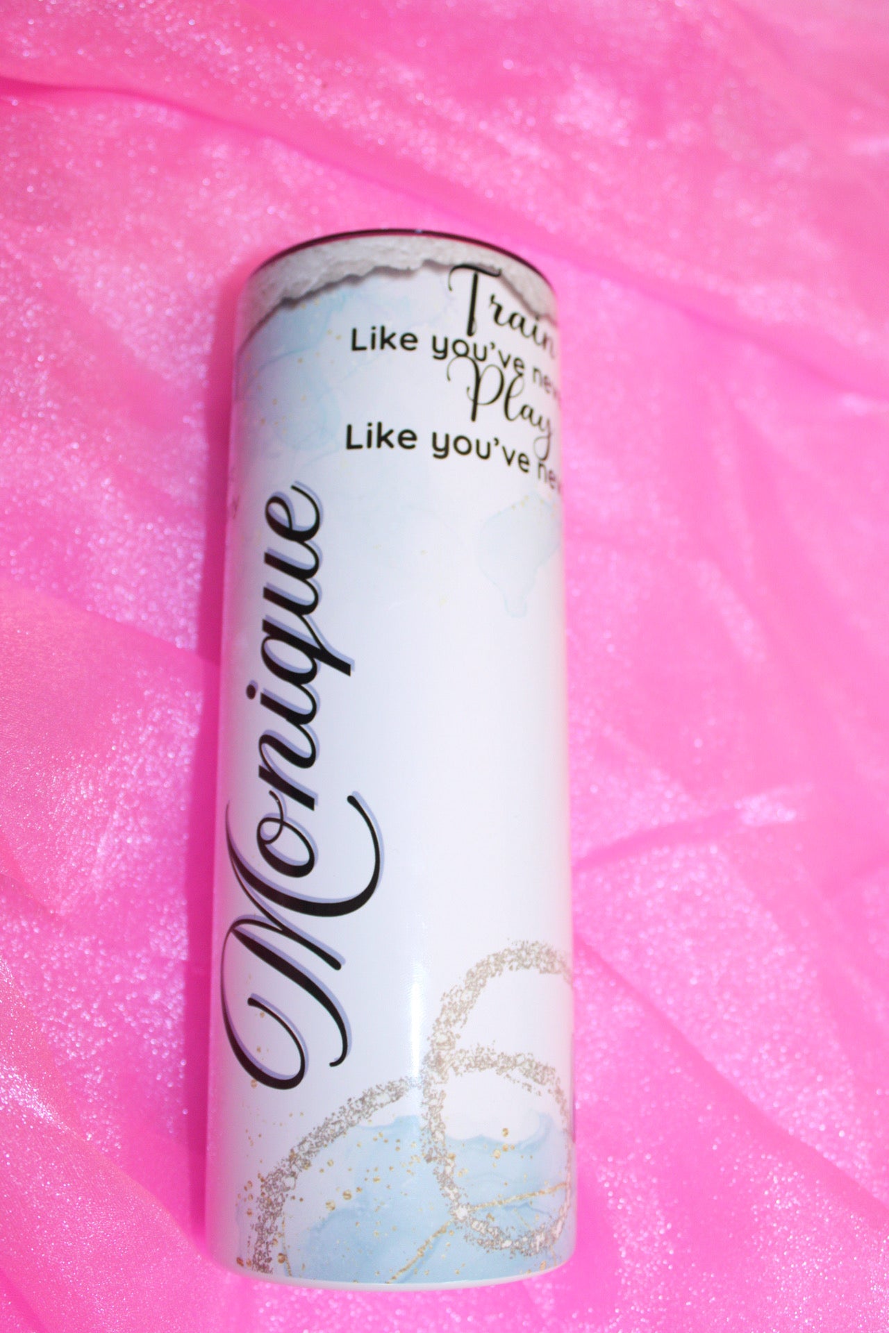 Personalised Netball themed Tumbler