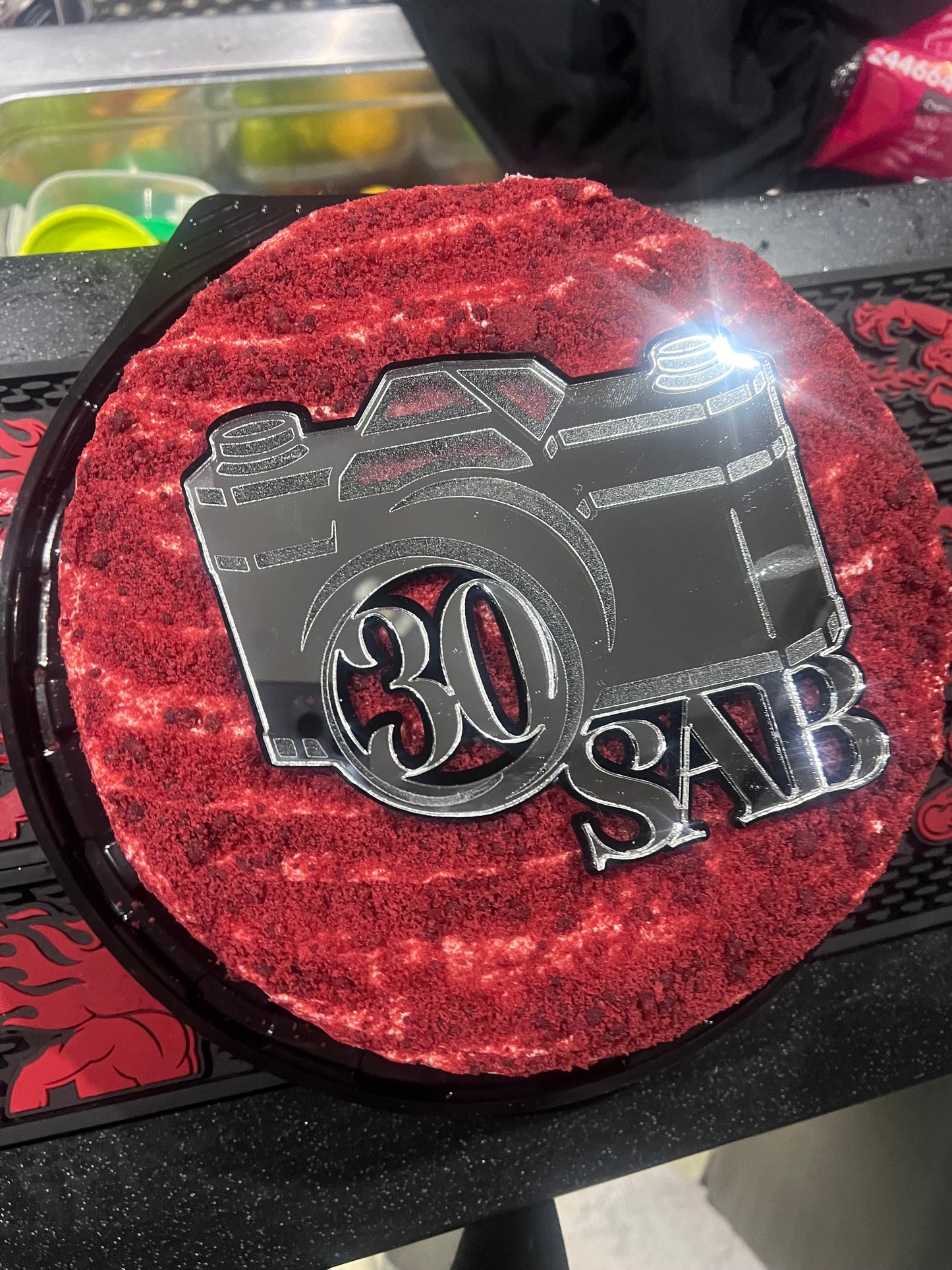Camera Cake Charm
