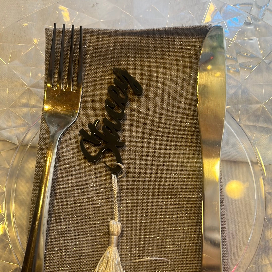 Tassel wedding place names