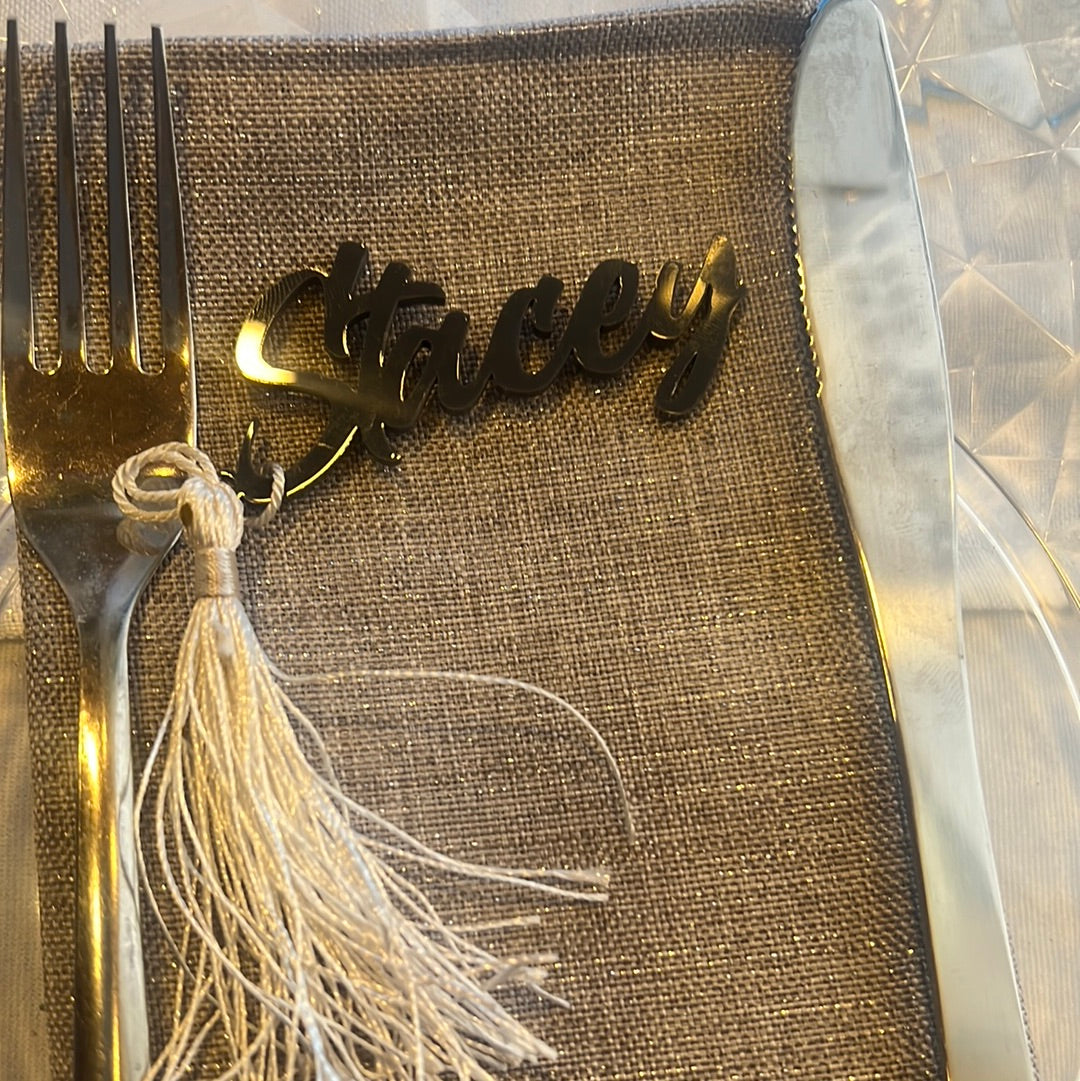 Tassel wedding place names