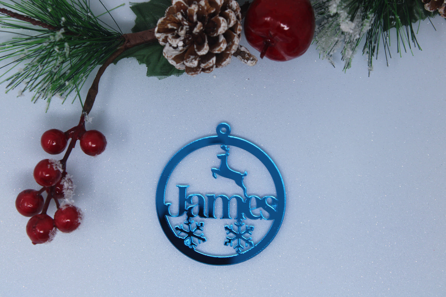 Acrylic Christmas name ornaments