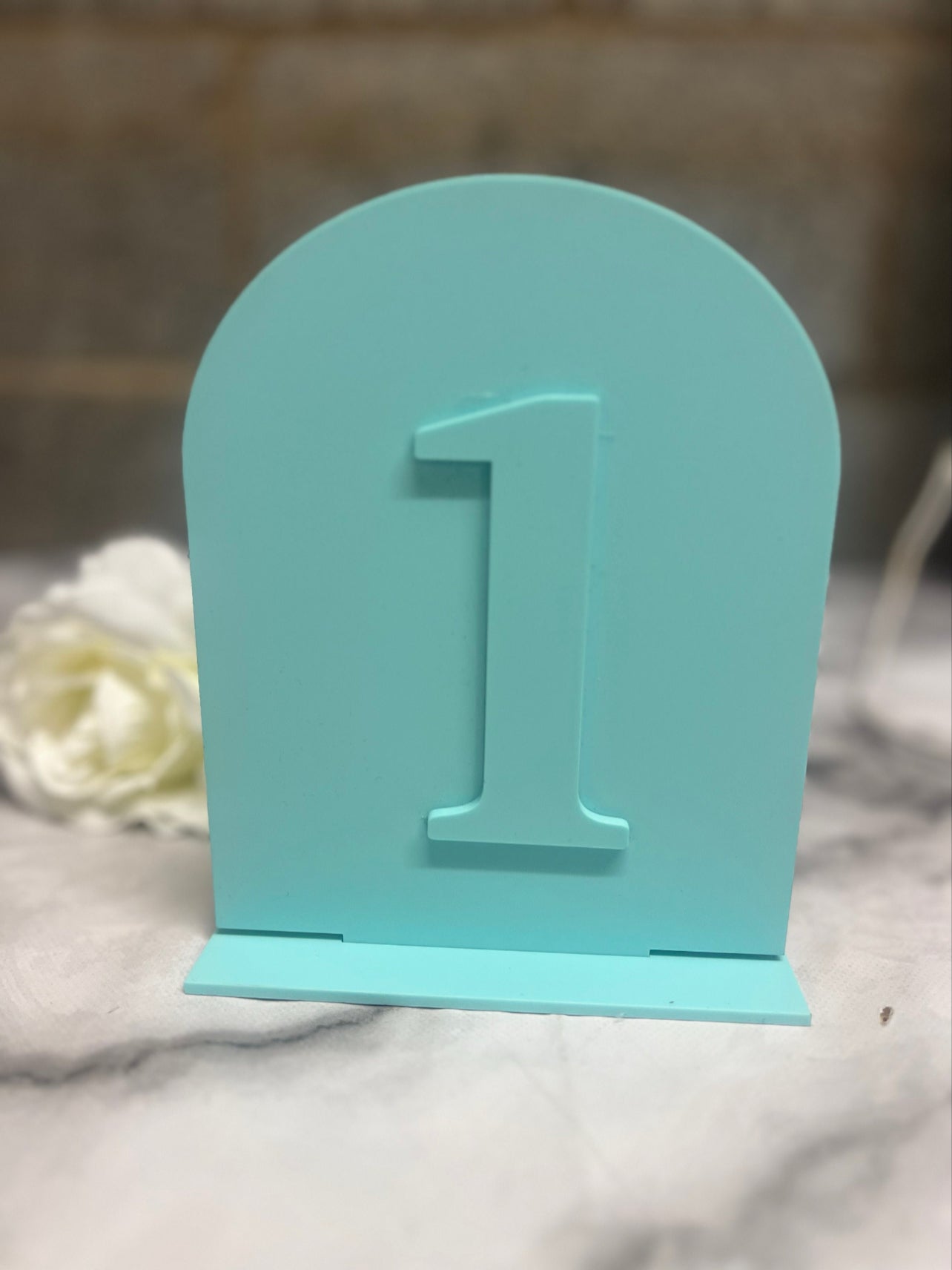 Acrylic Table number/Name-wedding table sign