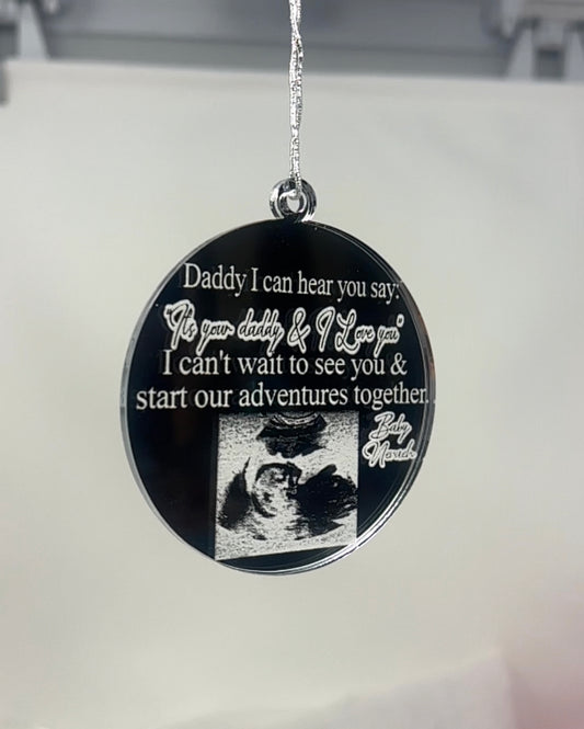 Baby Announcement Christmas ornaments