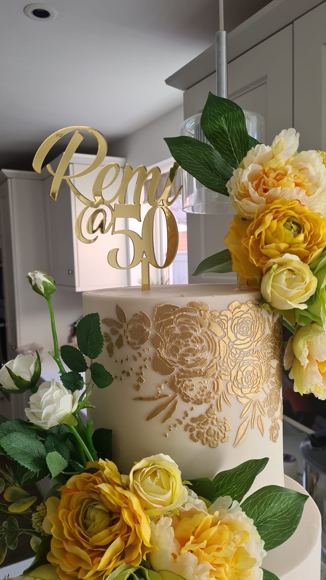 Acrylic Name @ Age Cake topper