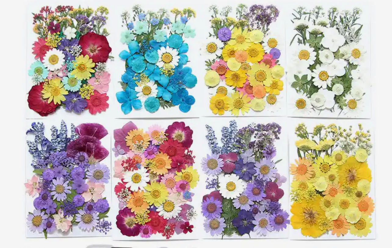 Pressed Flowers Acrylic Sign- Wedding Welcome Sign-Home Sign