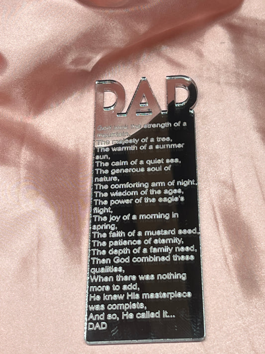 Father’s  Day Mirror Sign