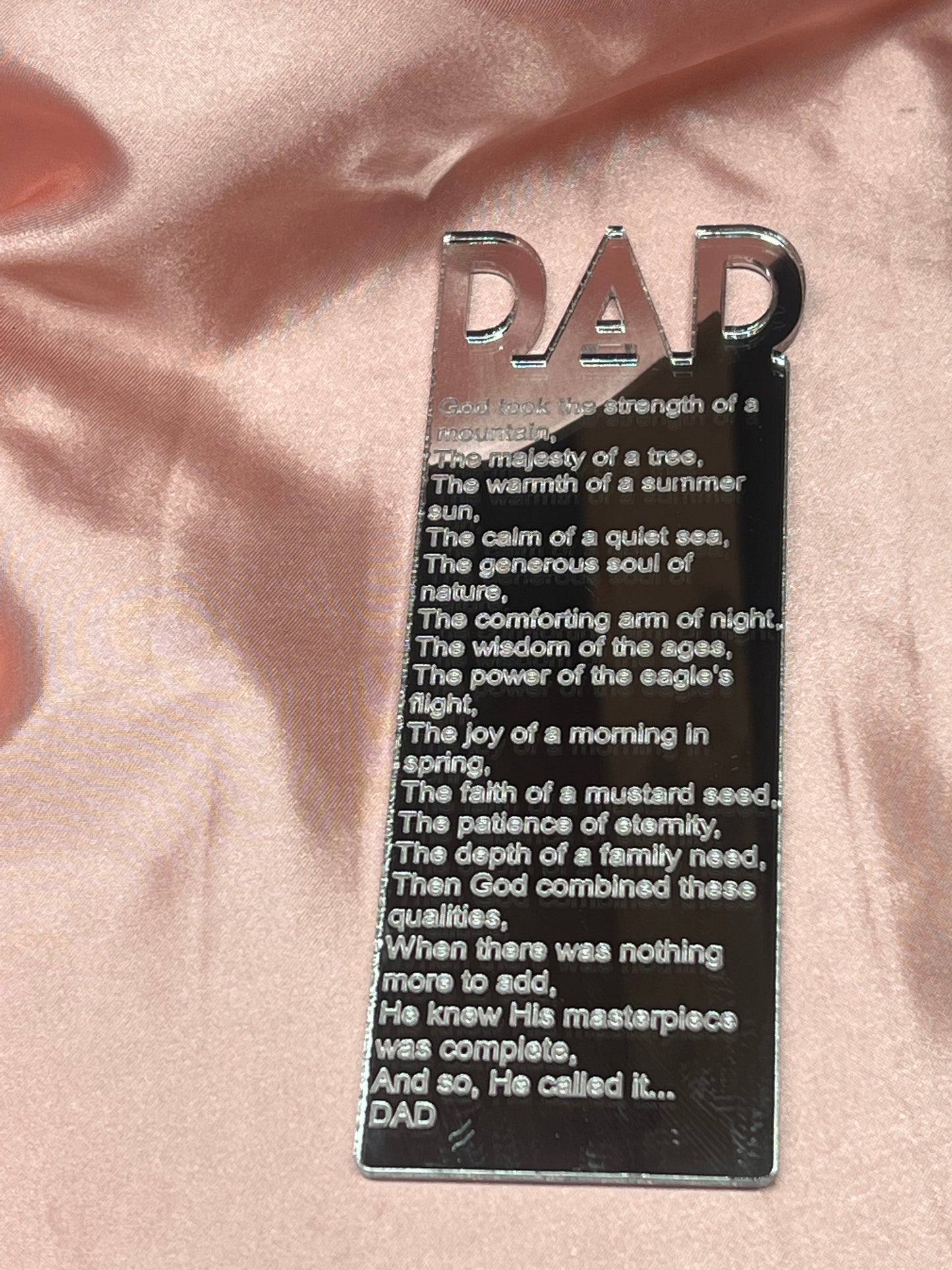 Father’s  Day Mirror Sign