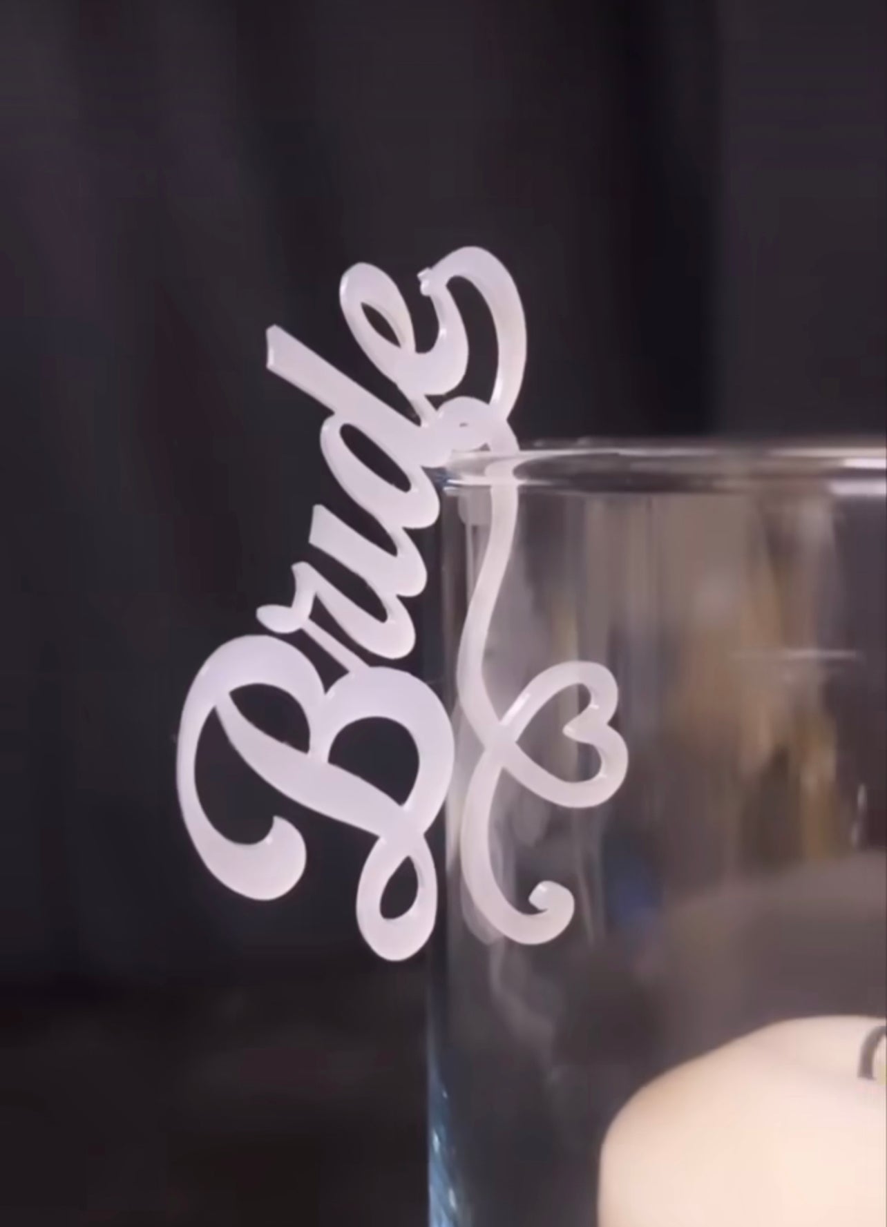 Personalised Acrylic Drink Charms