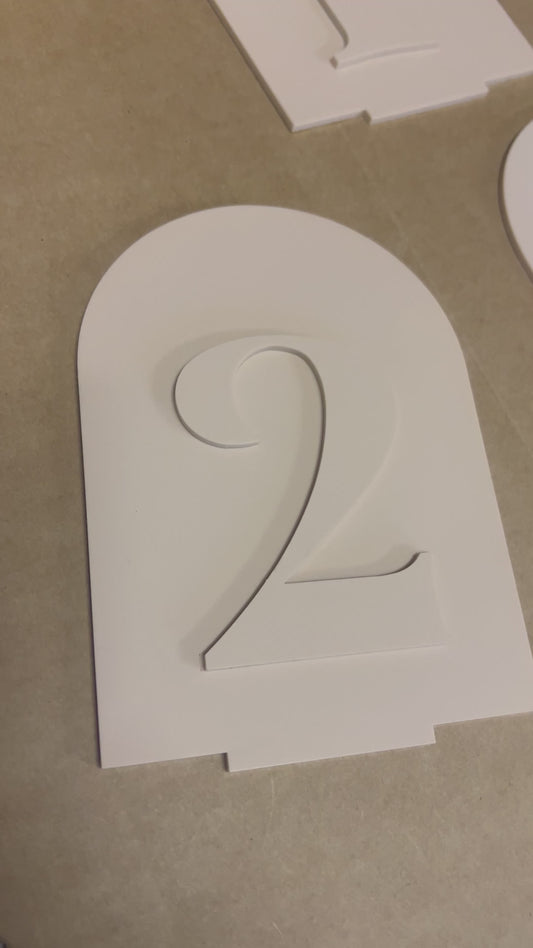 Acrylic Table number/Name-wedding table sign