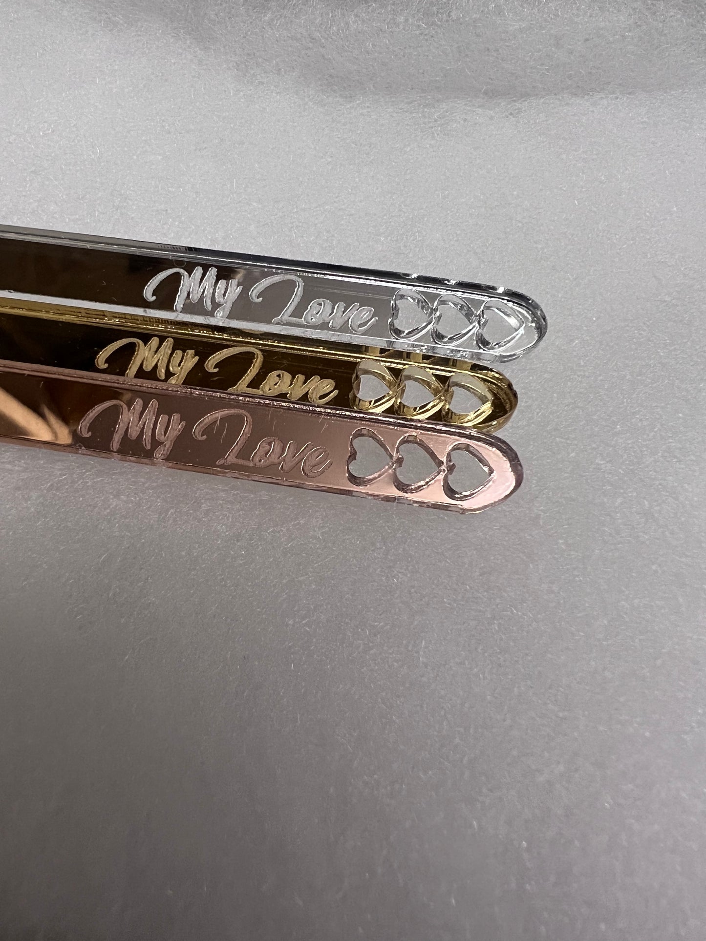 10 Acrylic cakepop sticks