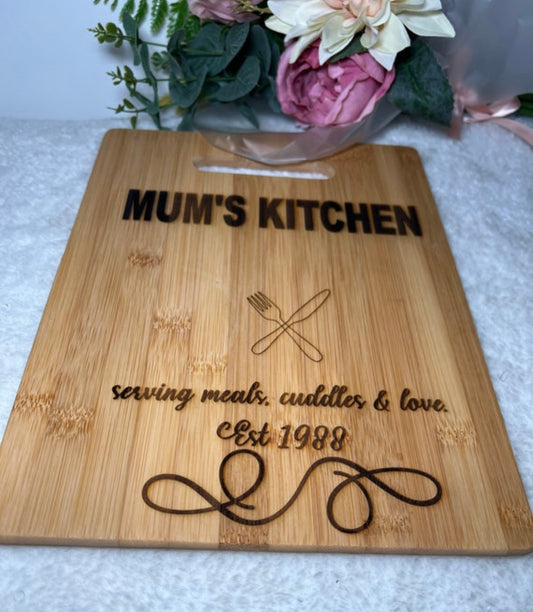 Personalised Chopping board gift